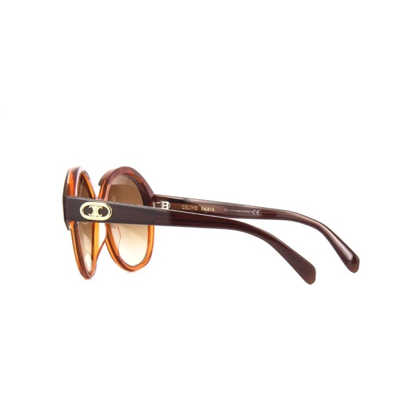 CELINE SPOTTED HAVANA MAILLON TRIOMPHE CL40154I SUNGLASSES - Picture 6 of 9